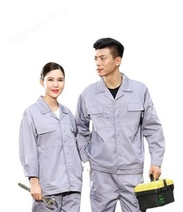 长袖车间工作服 黑色耐磨耐脏 男女工服批发定制 款式可选